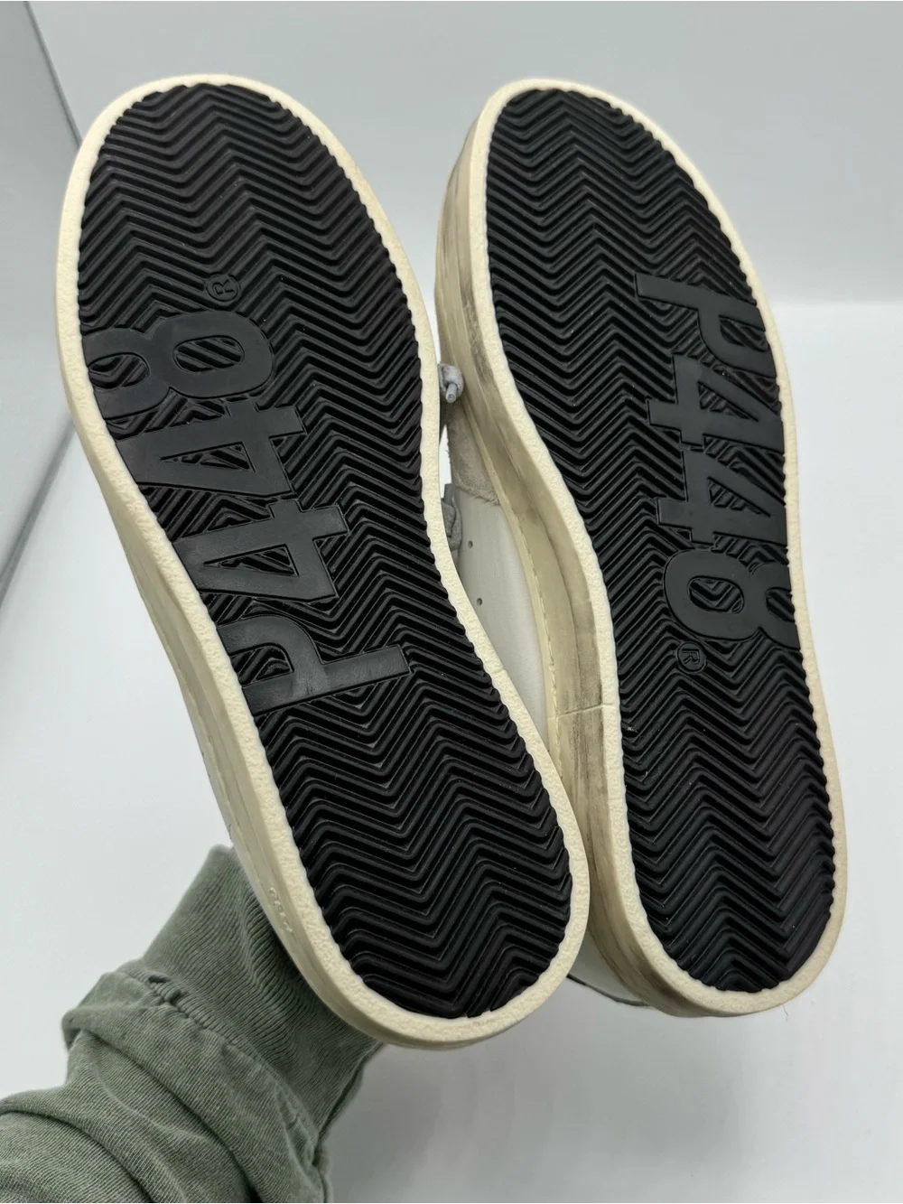 P448 John Sneaker women’s size 39 glitter heel NEW surf streetwear luxury